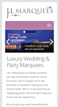 Mobile Screenshot of jlmarquees.com